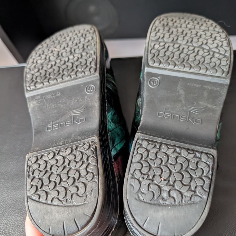 Dansko Professional Clogs | Size 40‎ | Galaxy Print Patent Leather | EUC - Picture 7 of 8